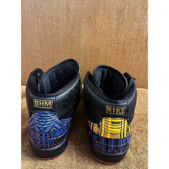 Nike Air Jordan 2 Retro ‘Black History Month’ 2019 Size 12 BQ7618-007 Rare! - Picture 3 of 6